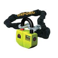 Machine Mart Xtra Oxford OF7 Boss Ultra Strong Alarm Lock with 1.2m Chain
