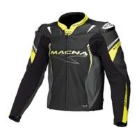 Macna Blast Lederjacket yellow