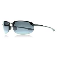 maui jim hookipa sunglasses gloss black 407 polariserade 64mm