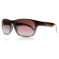 Maui Jim Mixed Plate Sunglasses Chocolate Striped Fade STG-BG Polariserade 58mm