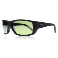 maui jim wassup sunglasses black matte ht123 polariserade 60mm