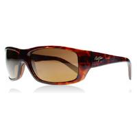 maui jim wassup sunglasses dark brown h123 polariserade 60mm