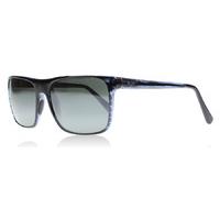maui jim flat island sunglasses black blue stripe stg bg polariserade