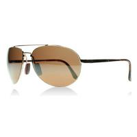 Maui Jim Pilot Sunglasses Gold H210 Polariserade 63mm