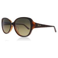 maui jim swept away sunglasses tortoise tortoise polariserade 56mm