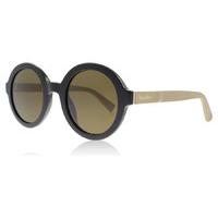 max mara mm tailored iii sunglasses black beige ltr 48mm