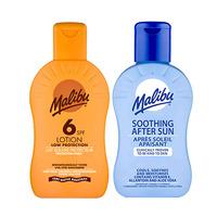 Malibu Sun Protection Lotion SPF6 & Aftersun Duo 200ml