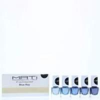 mati 5 x 5ml nail polish blue ray