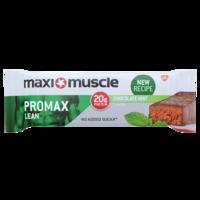 MaxiMuscle Promax Lean Bar Chocolate Mint 12 x 60g, Green