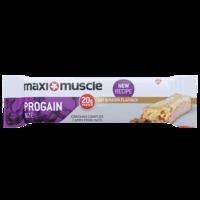 maximuscle progain bar oats raisins 12 x 90g