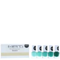 Mati Professional Nails 5 x 5ml Nail Polish Green