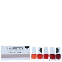 Mati Professional Nails 5 x 5ml Nail Polish Red - Rose