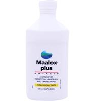 maalox plus antacid lemony taste suspension