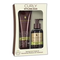 Macadamia Curly Styling Duo - Taming Curl Cream and Nourishing Oil