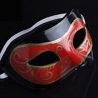 Mask Cosplay Festival/Holiday Halloween Costumes Red / Black Print Mask Halloween Male PVC