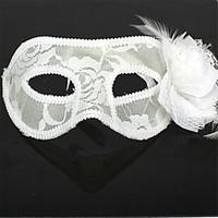 Mask Cosplay Festival/Holiday Halloween Costumes White Solid Mask Halloween Unisex