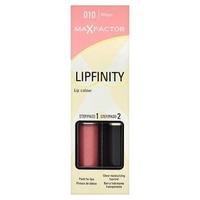 max factor lipfinity longwear lipstick whisper 10 pink