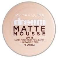 Maybelline Dream Matte Mousse Foundation 16 Vanilla 10ml, White