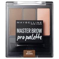Maybelline Master Brow Pro Palette Kit Soft Brown 3.4g, Brown