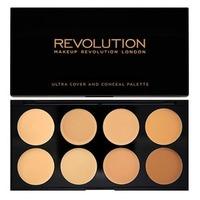 Makeup Revolution Ultra Cover and Conceal Palette - Medium, Multi