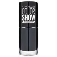 Maybelline Color Show 677 Blackout Nail Polish 7ml, Black