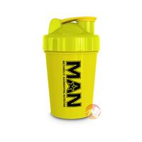 man sports shaker 500ml yellow