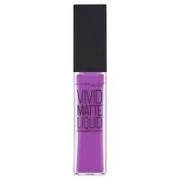 maybelline vivid matte liquid lipstick 43 vivid violet purple