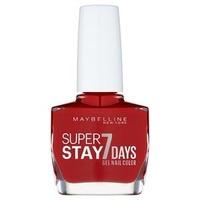 Maybelline Forever Strong Gel 06 Deep Red Nail Polish 10ml, Red
