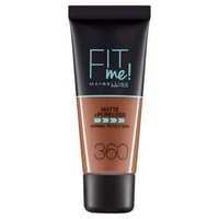 maybelline fit me matte poreless foundation 360 mocha 30ml