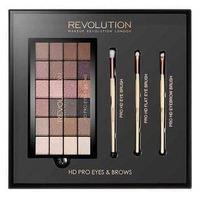 makeup revolution hd pro eye shadow brush set