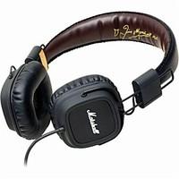 MARSHALL MAJOR Fever HIFI Rock Listening Headphone Signature Edition Wire Mic for Iphone