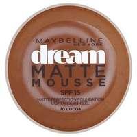 Maybelline Dream Matte Mousse Foundation 70 Cocoa 10ml, Brown