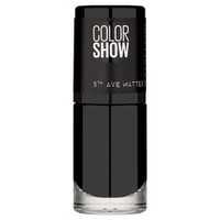 Maybelline Color Show Nail Polish 5Th Ave 454 Black Card, Black