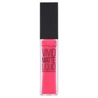 maybelline lip gloss vivid matte 15 electric pink pink