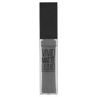 maybelline vivid matte liquid lipstick 55 sinful stone grey