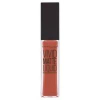 maybelline vivid matte liquid lipstick 37 coffee buzz red