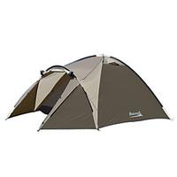 Makino 3-4 persons Tent Triple Family Camping Tents One Room Camping Tent 1000-1500 mm Aluminium Polyester OxfordBreathability Quick Dry