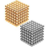 Magnet Toys 432 Pieces 3MM Magnetic Balls 216PCS 2, GoldenSilver 2 Color Mixed in 1 Box, Diameter 3 MMStress Relievers DIY KIT Magnet