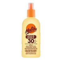 malibu clear protection once daily spf30