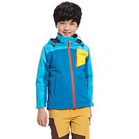 Makino Boys\' /Girls\' Fleece Lined Waterproof Coat Rain Jacket Hoodie Windbreaker 1247-3