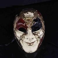 Mask Cosplay Festival/Holiday Halloween Costumes Red / White Print Mask Halloween Male PVC