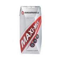 maxi nutrition maxi milk rtd strawberry 330ml 8 pack 8 x 330ml