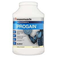 maximuscle progain 2kg vanilla