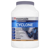 maximuscle muscle size cyclone chocolate 12kg