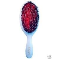 Mason Pearson Popular Mixture Bristle/Nylon Mix Hair Brush-Blue Handle