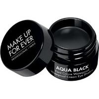 make up for ever aqua black waterproof cream eye shadow 7g black