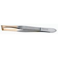 Manicare Slant Tweezers Gold Plated Tips