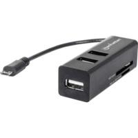 Manhattan 3 Port USB 2.0 Hub OTG (406239)