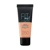 maybelline fit me matte poreless make up 250 sun beige 30ml