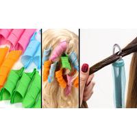 magic hair curlers pack of 18 free pampp